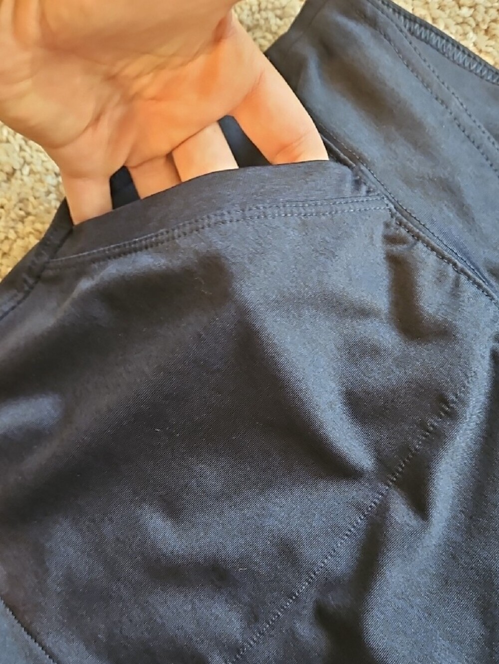 tek gear navy drawstring athletic shorts On The Go Gear - Picture 3 of 7